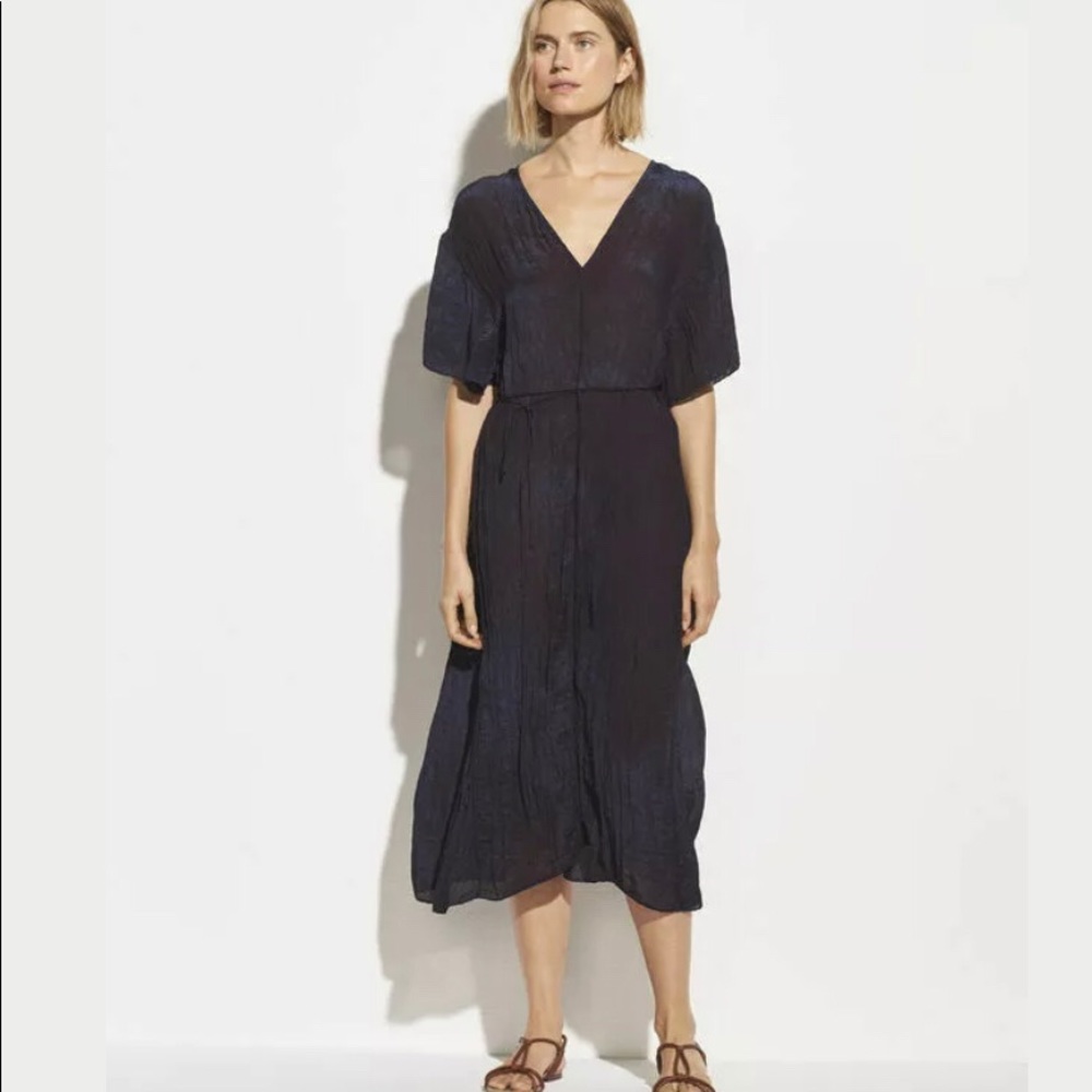 NWT Vince Women's Dress XS  Textured Crinkle